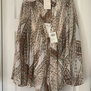 Boston Proper Boho top with cami